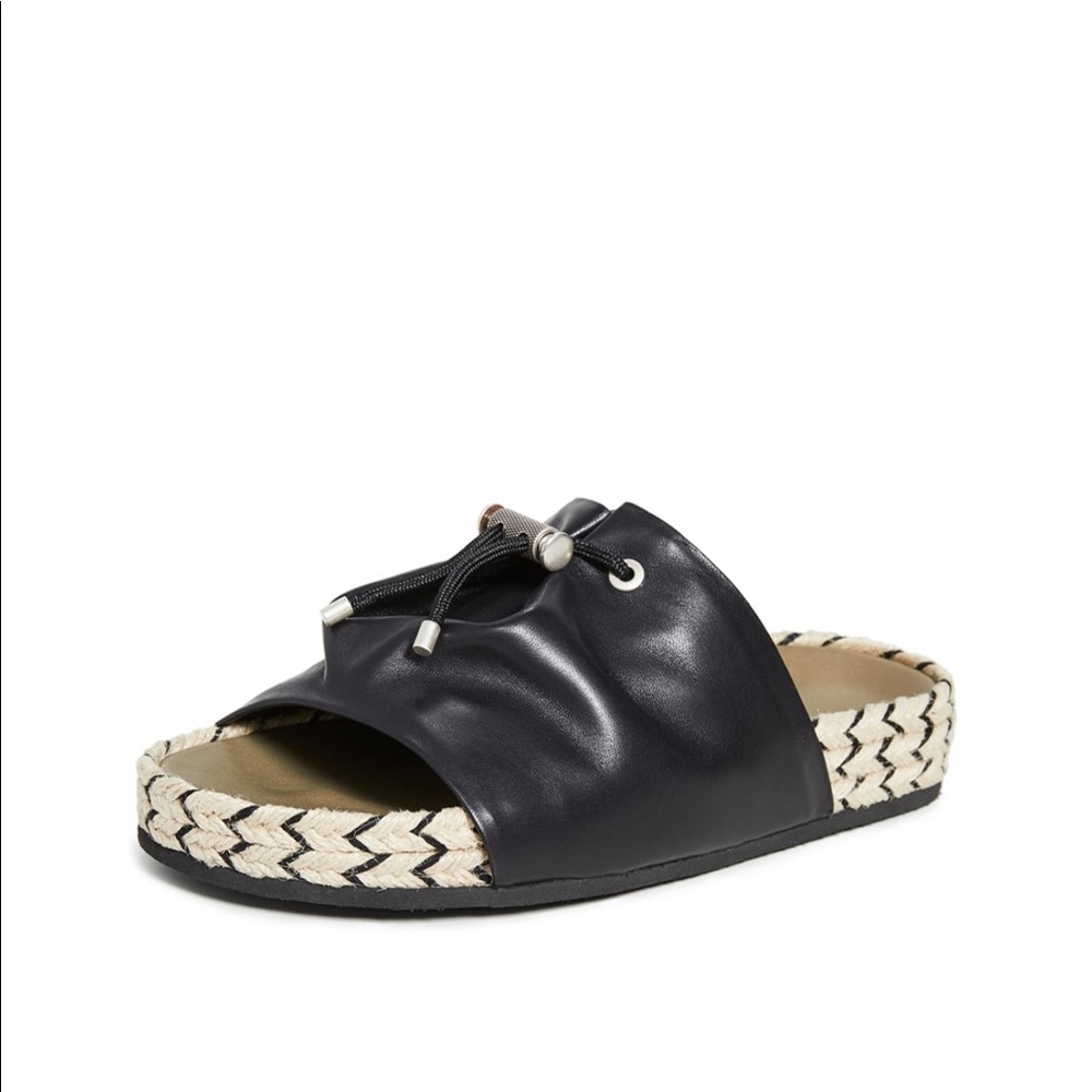 NWT Rag & Bone Eva Espadrilles Leather Slides 10 - Picture 3 of 16